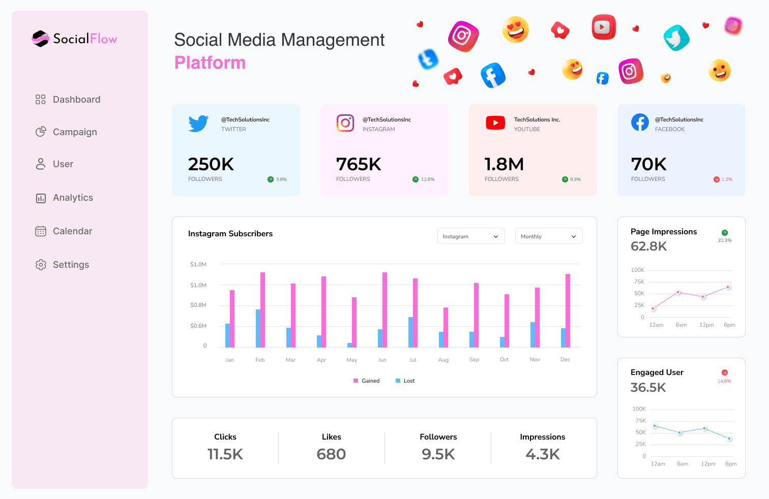 Social Media Management Platform