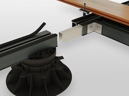 Deck support system: Ideal for raised floors over the existing surfaces