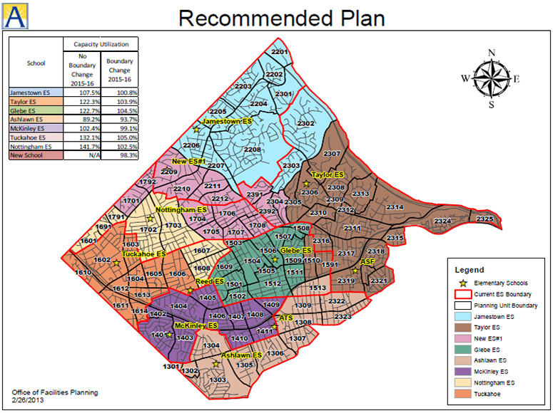 Boundary Change Options Down to Final Two | ARLnow.com