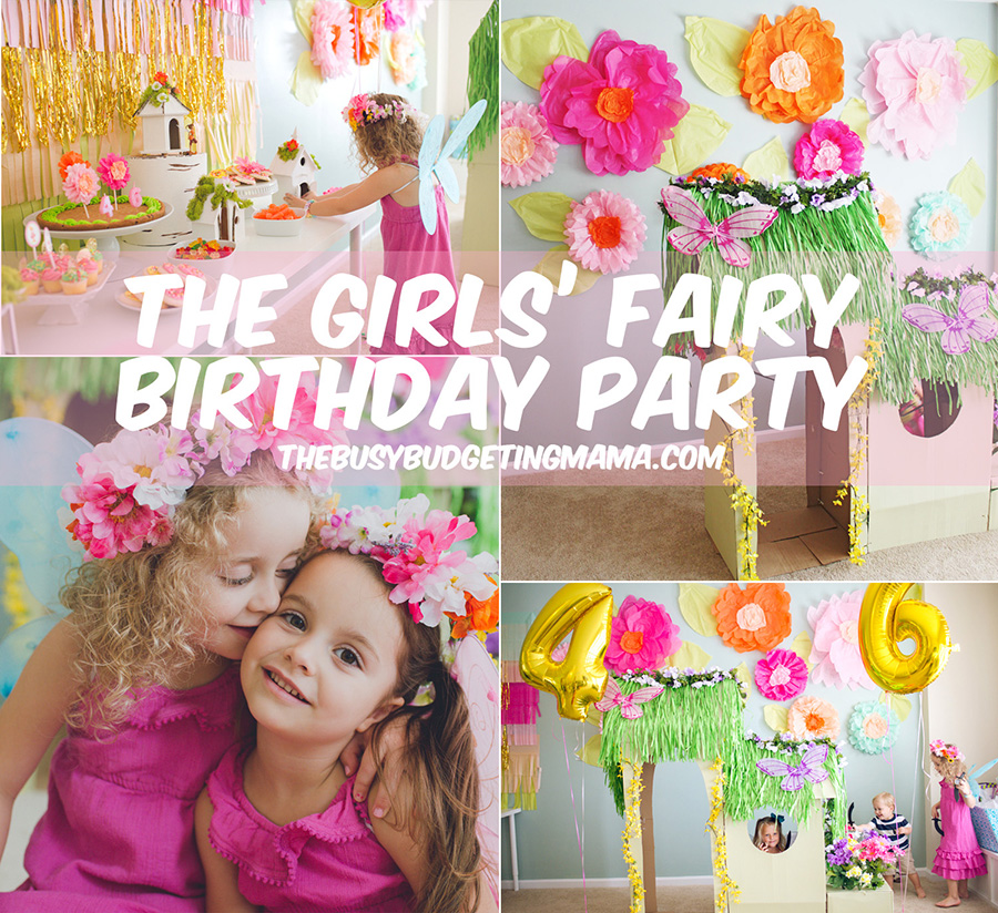 Sophia + Sienna’s Fairy Birthday Party – At Home With Natalie