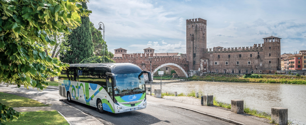 Bus da noleggio vicino a Castelvecchio