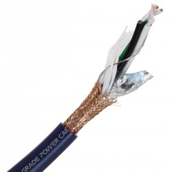 ELECAUDIO CS-321B OCC Power Cable OCC FEP 3x2.5mm² Ø 12mm