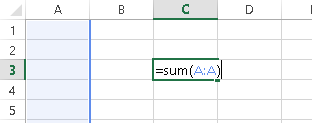 Add Up Sum Entire Columns Or Rows In Excel Automate Excel