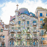 Gaudí Casa Batlló, Passeig de Gràcia, Barcelona, Spain