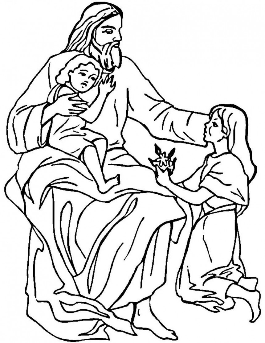 Sharing Jesus Coloring Pages Coloring Pages