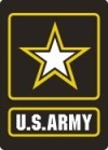 US ARMY Sticker  1.75" x 3"  Military Sticker