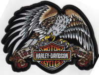 Harley-Davidson &reg;Ride Hard / Eagle Harley &reg; PatchFREE SHIPPING