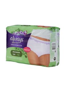 Always Discreet Pull On Absorbent Underwear Heavy Absorbency X-Large - 1787092