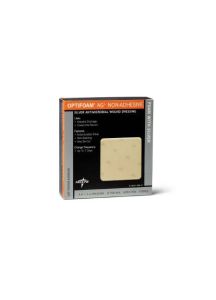 Optifoam Antimicrobial Non-Adhesive Dressings, Latex Free