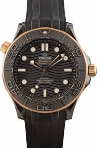 Omega Seamaster Black Wave Dial