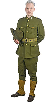 World War I U.S. Army Officer Rental Costume