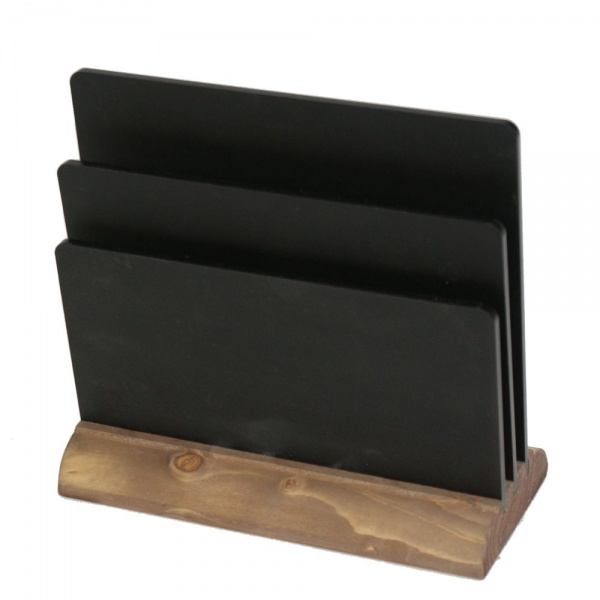 Milton Menu Holder, 2 Slot with Personalisation