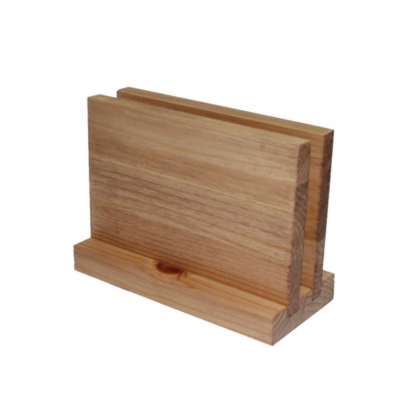 Newton Wooden Menu Holder