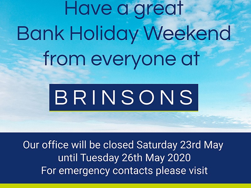 Bank Holiday Opening Times