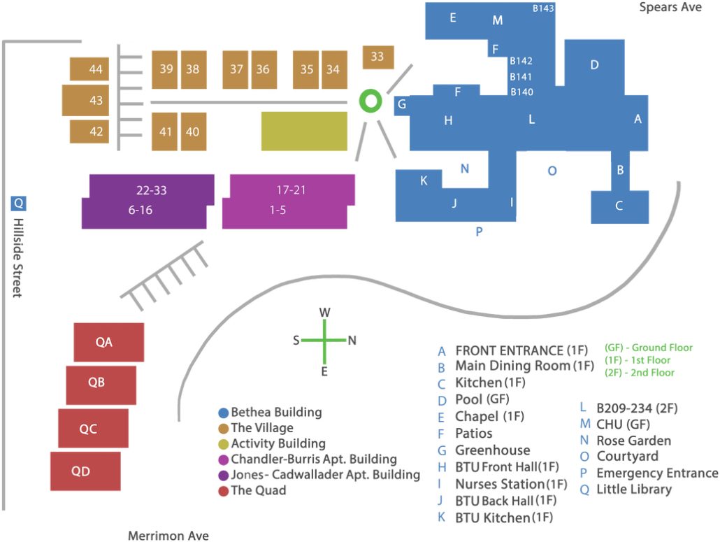 Campus Map - Brooks Howell Home