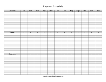 Payment Schedule