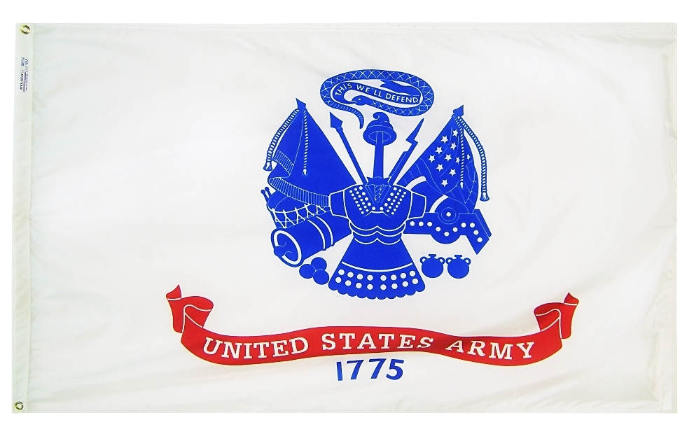 3 x 5′ Nyl-Glo US Army Flag | Cape Pole and Flag