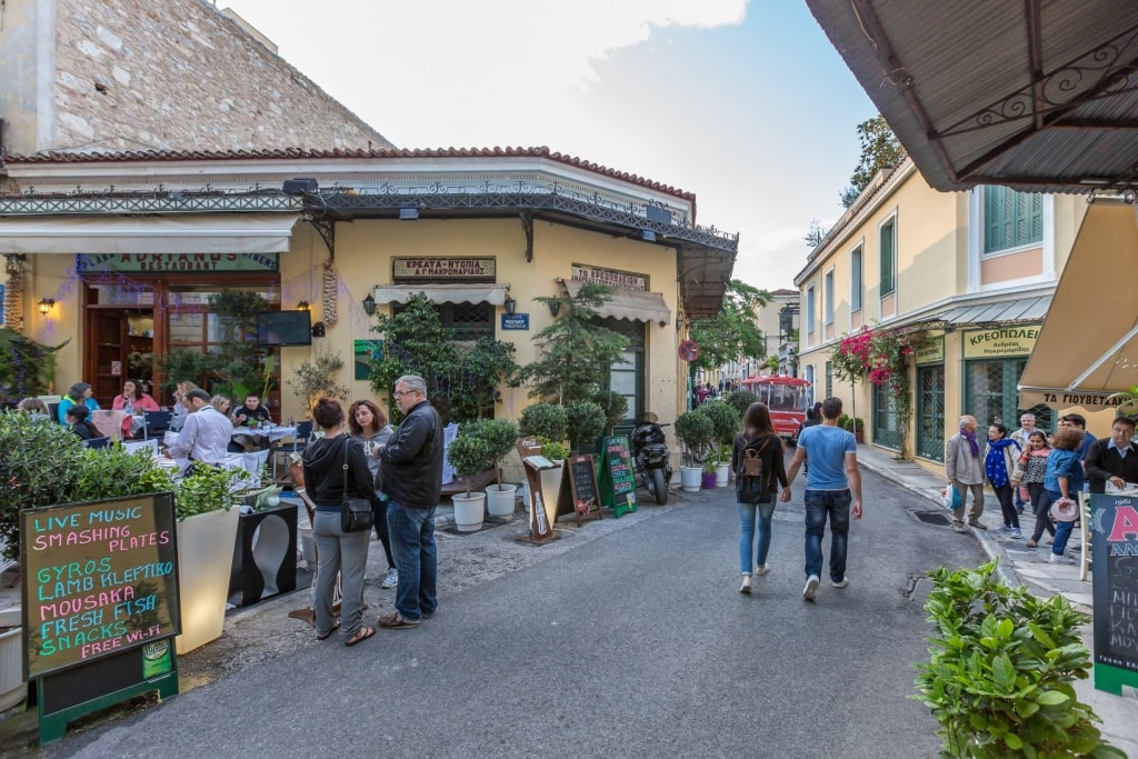 Street view of Plaka