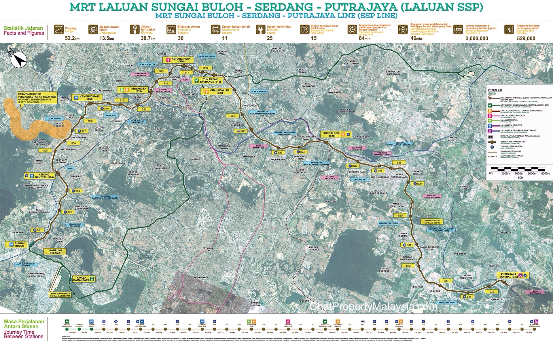 LRT Route Map Malaysia