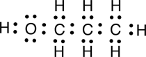 Lewis Structure Of 1 Propanol