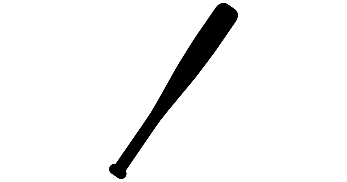 Baseball Bat Silhouette