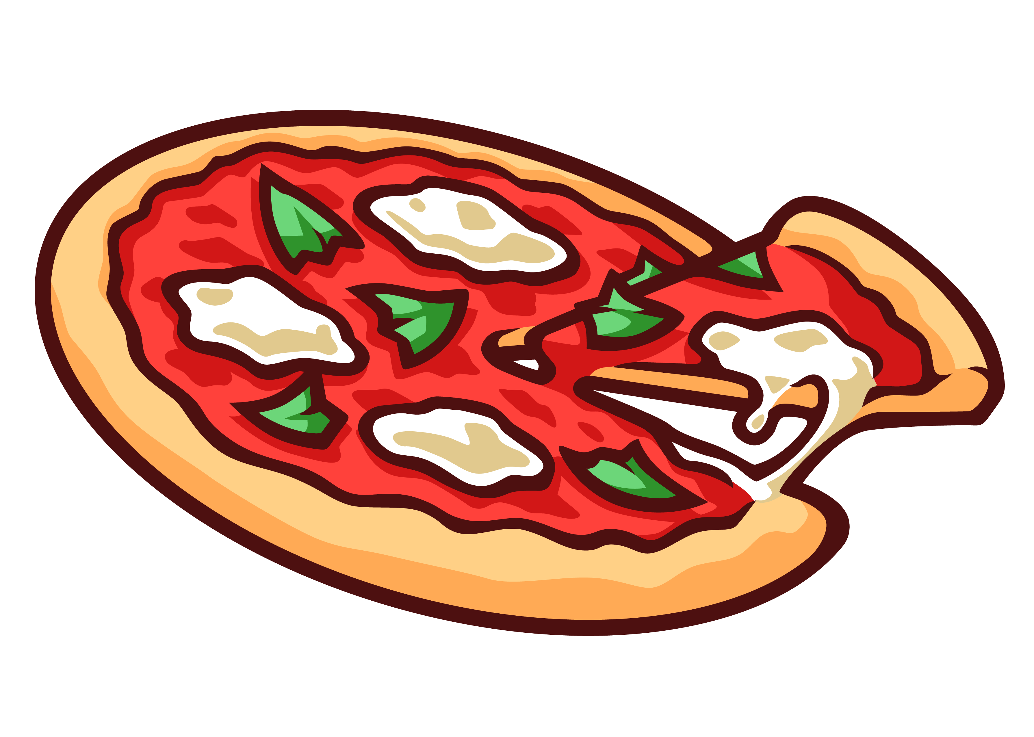 Vector Clipart Dibujo De Pizza Pizza Imagenes Y Arte De Pizza ...