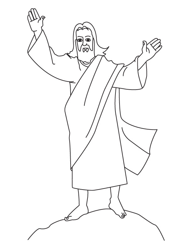 Free Printable Jesus Coloring Pages