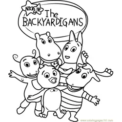 The Backyardigans Coloring Page