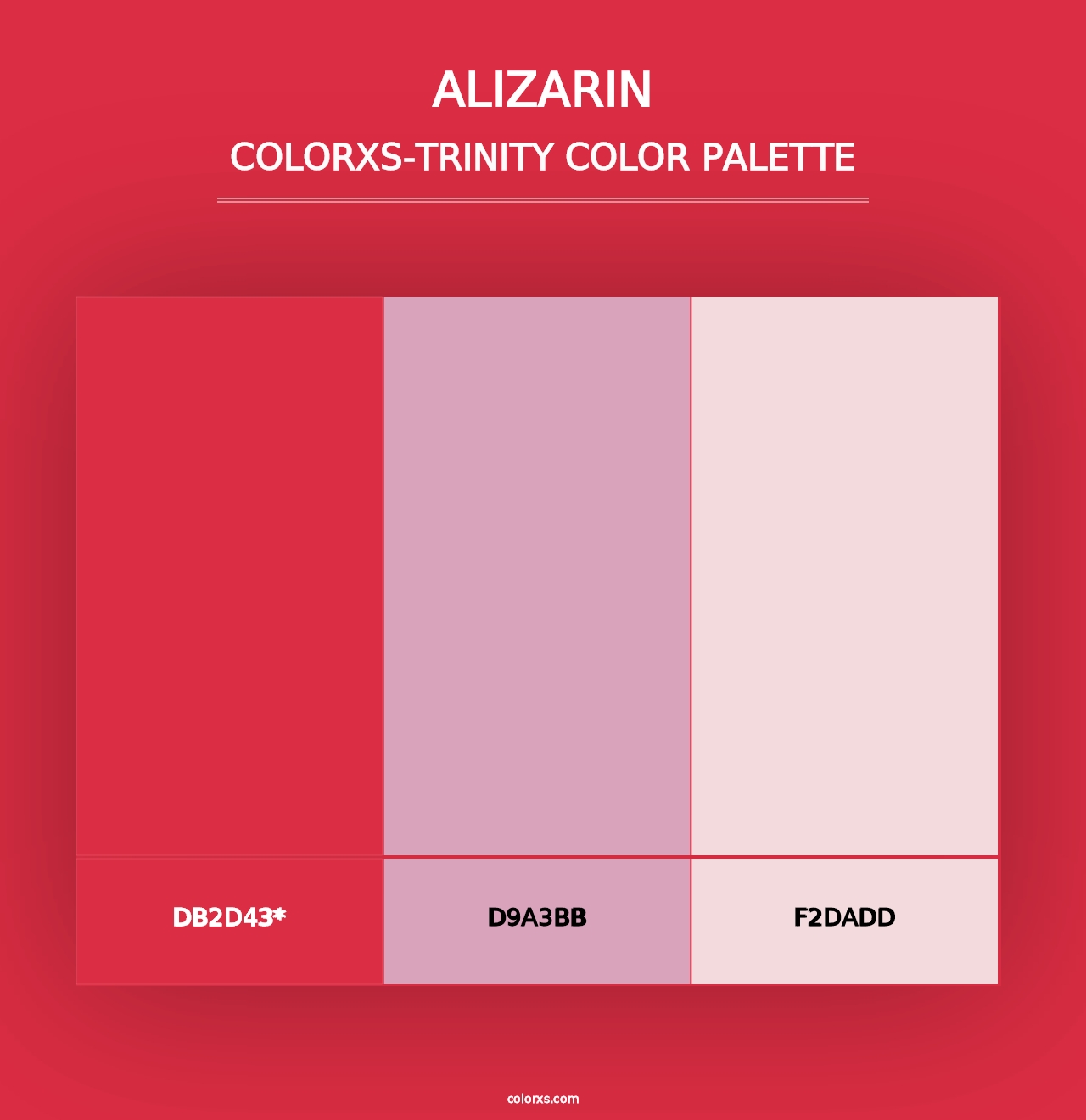 Alizarin - Colorxs Trinity Palette