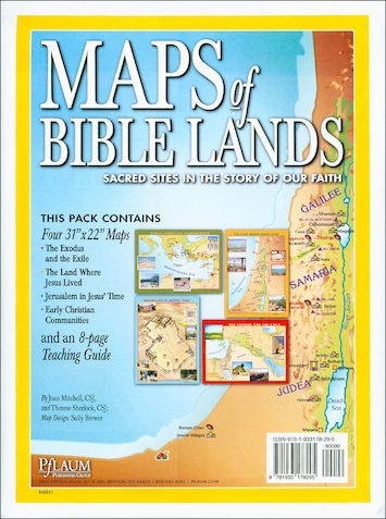 Maps of Bible Lands, Poster Set | ComCenter.com - Catholic Religious Educ…