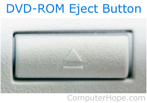 CD-ROM eject button