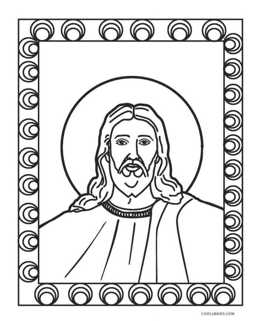 Jesus Coloring Pages Free Printable