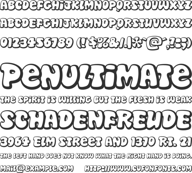 Disko font preview