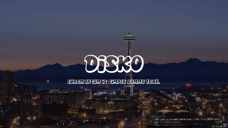 Disko Font Family