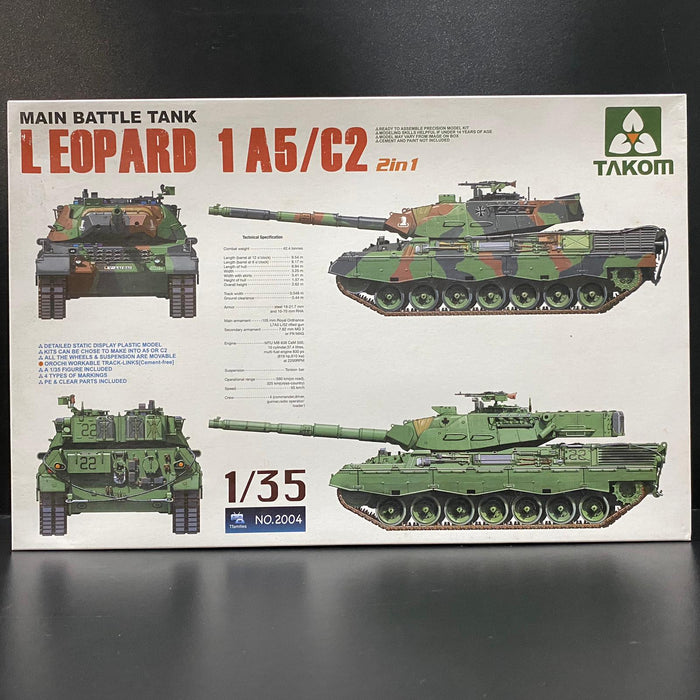 Takom 1/35 2004 MAIN BATTLE TANK LEOPARD 1A5/C2