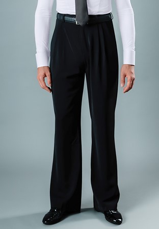 Chrisanne Clover Mens Ballroom Practice Pants-Black