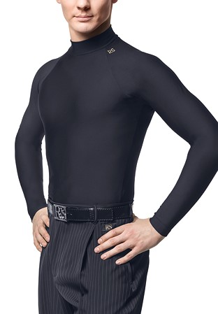 RS Atelier Mens Arturo Half Turtleneck Long Sleeves Body-Black