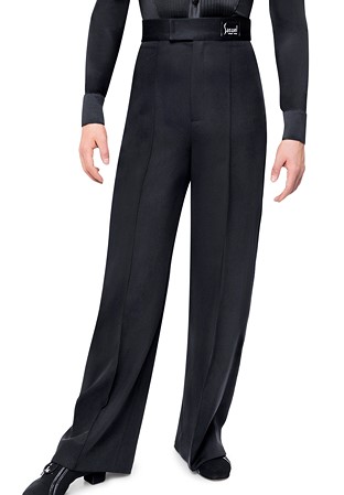 Sasuel Mens Basic Trousers-Black