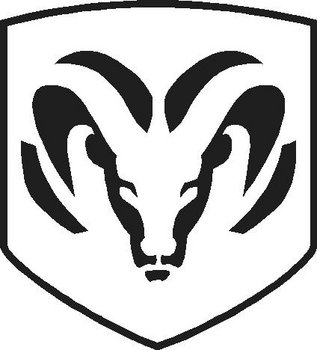 Dodge Ram Head, Vinyl cut decal