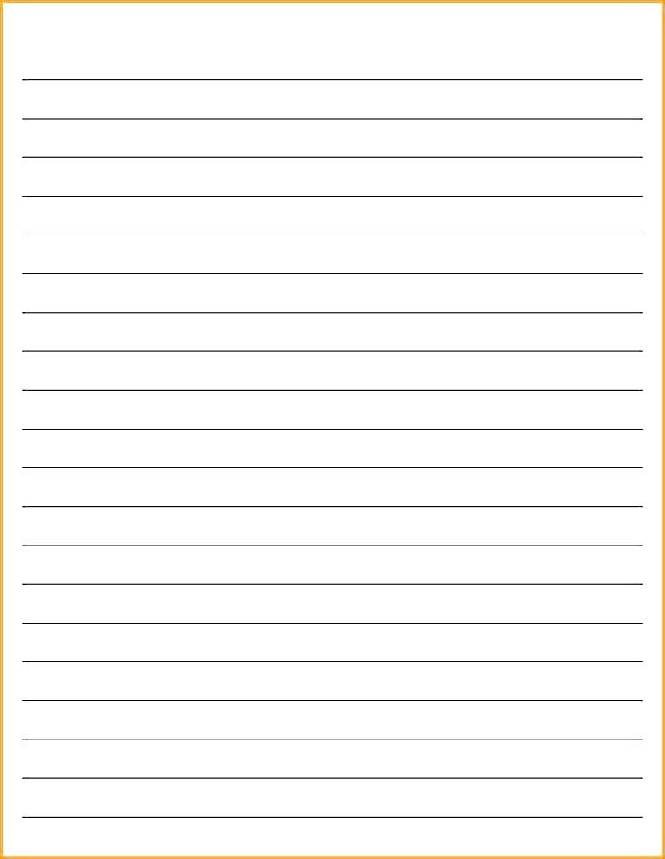 Printable Notebook Paper College & Wide Ruled