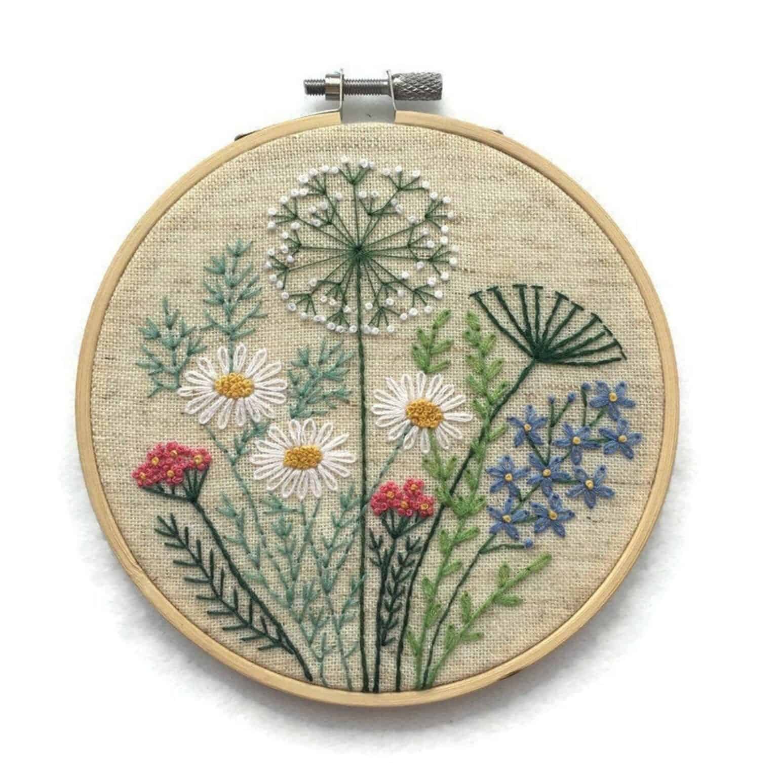 13 Awesome Flower Embroidery Patterns DIYCraftsGuru