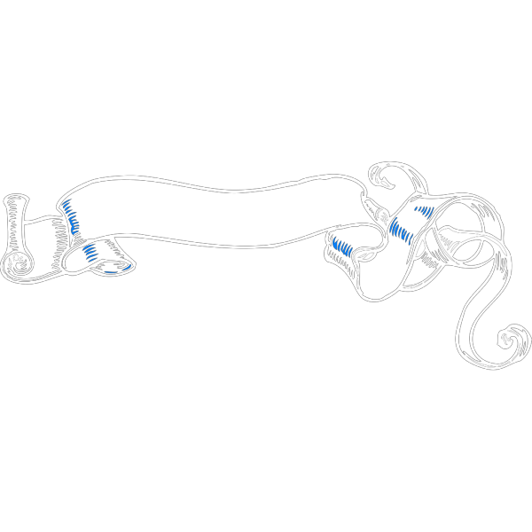 Transparent Blue Scroll PNG images