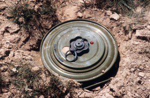 Landmine für den Einsatz gegen Panzer