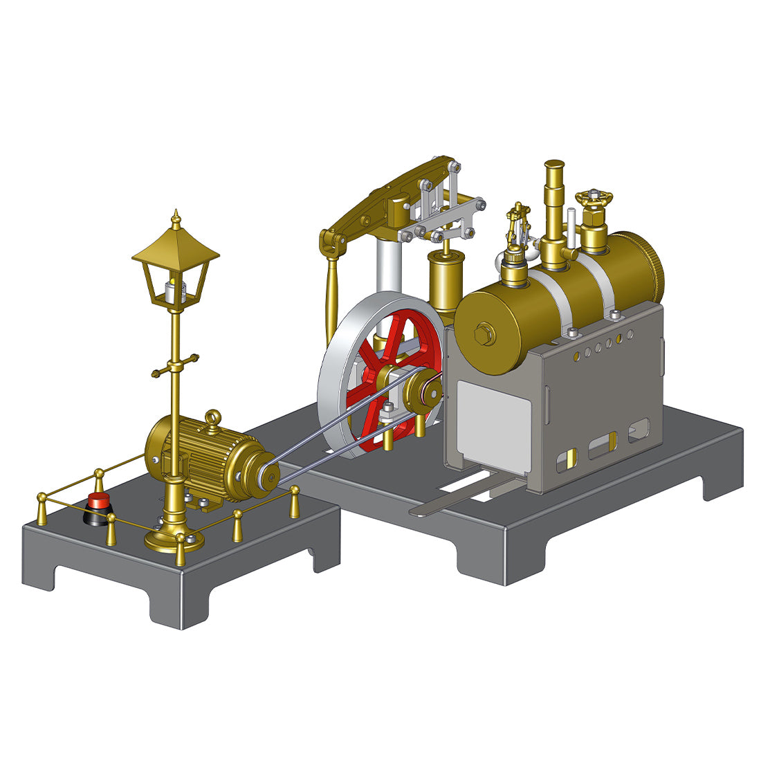 RETROL SE-01 Full Metal Stationary Beam Steam Engine Model 