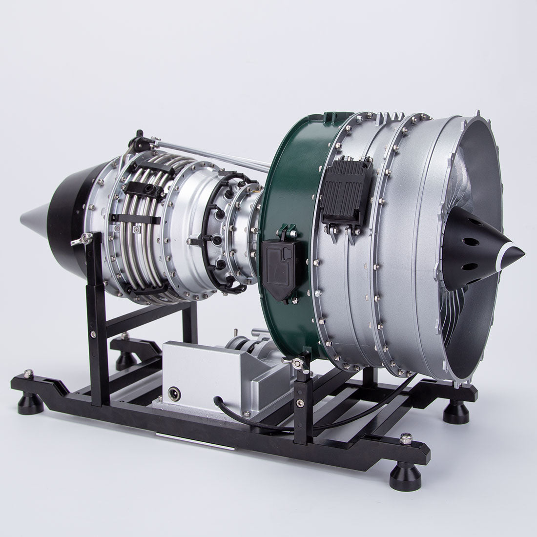 teching metal turbofan engine model kit that works build your own jet engine building set kota scale model DM119