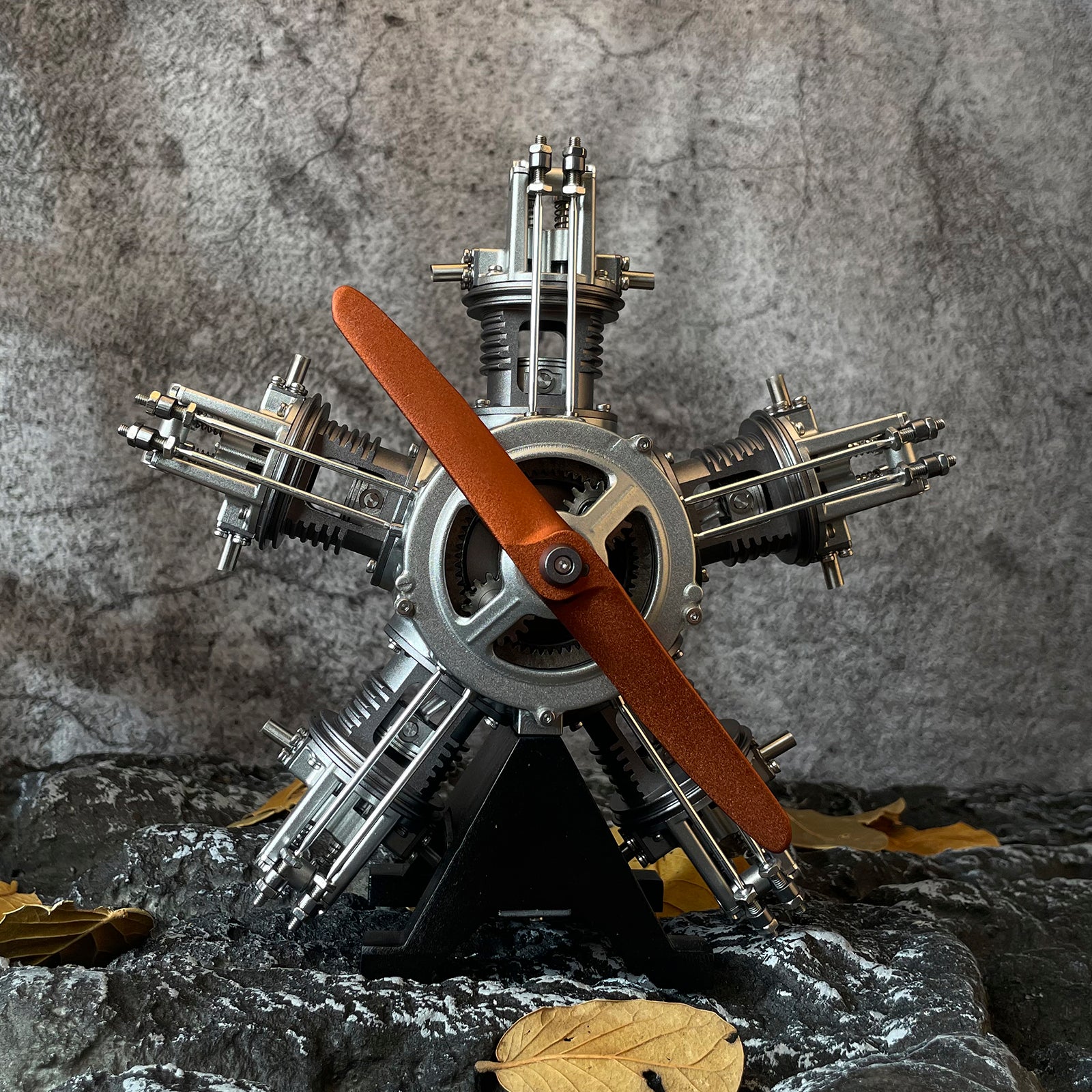 5 Cylinder Radial Engine Model Kit that Works - Build Your Own Radial Engine - TECHING 1: 6 Full Metal Radial Engine Model Kit 230+Pcs