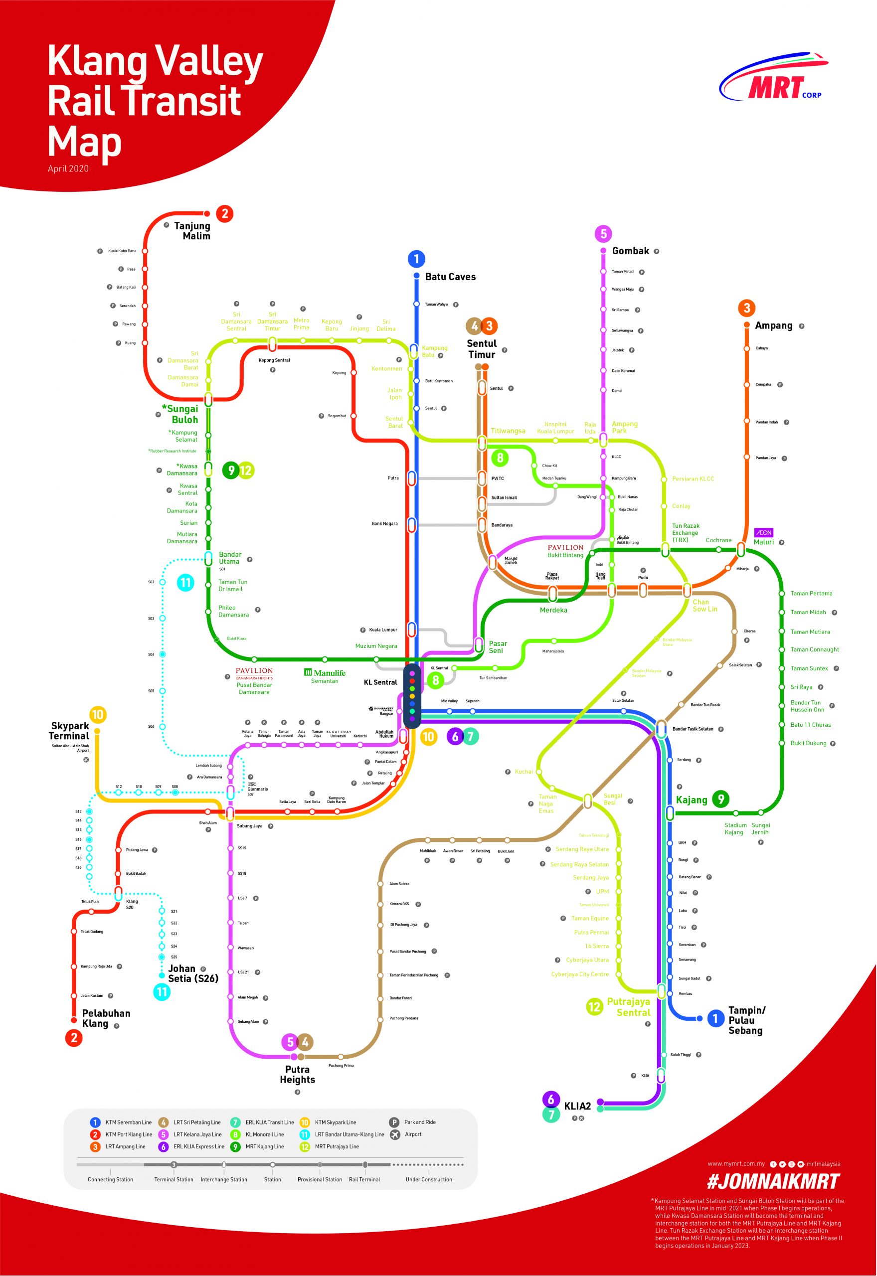 Peta Transit Lembah Klang The Klang Valley Integrated - vrogue.co