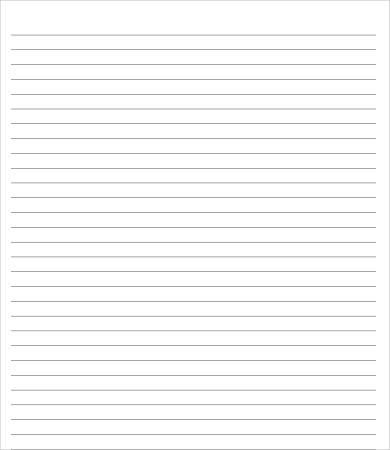 30 Printable College Ruled Paper | Simple Template Design