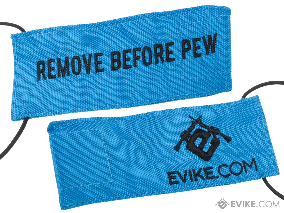 Evike.com Tactical Airsoft Barrel Cover w/ Bungee Cord (Model: RBP / Blue / Large)