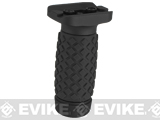 G&P CNC Aluminum Tactical Keymod Vertical Grip (Pattern: Diamond Pattern / Short / Black)